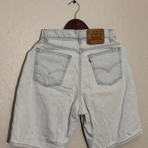 Vtg levis 560 light wash shorts 28 - Picture 5 of 8